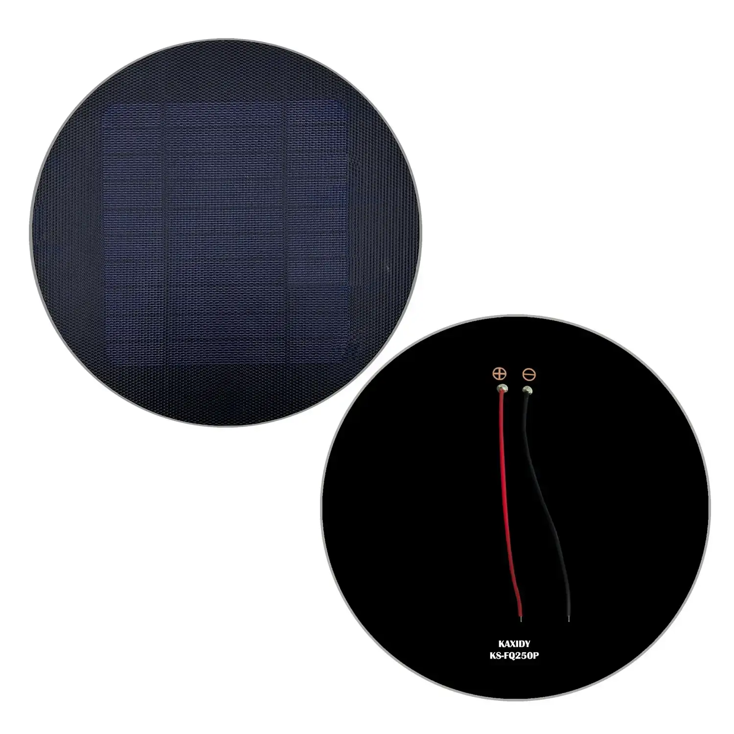 Ronde zonnepanelen 6V