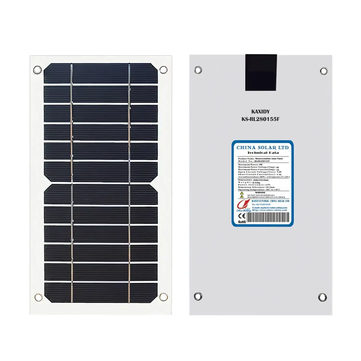 Flexibel Zonnepaneel 6W