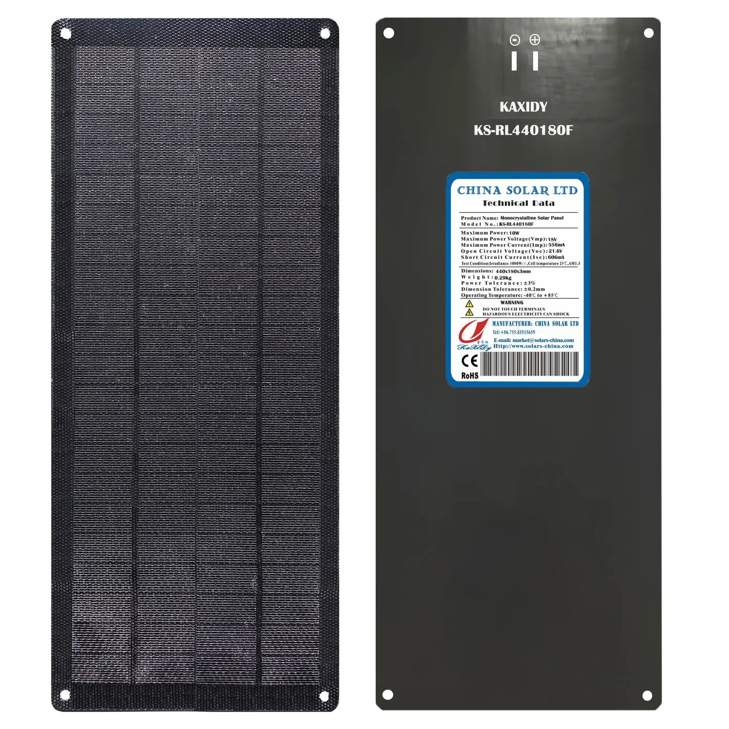 10W 18V Flexibel Zonnepaneel