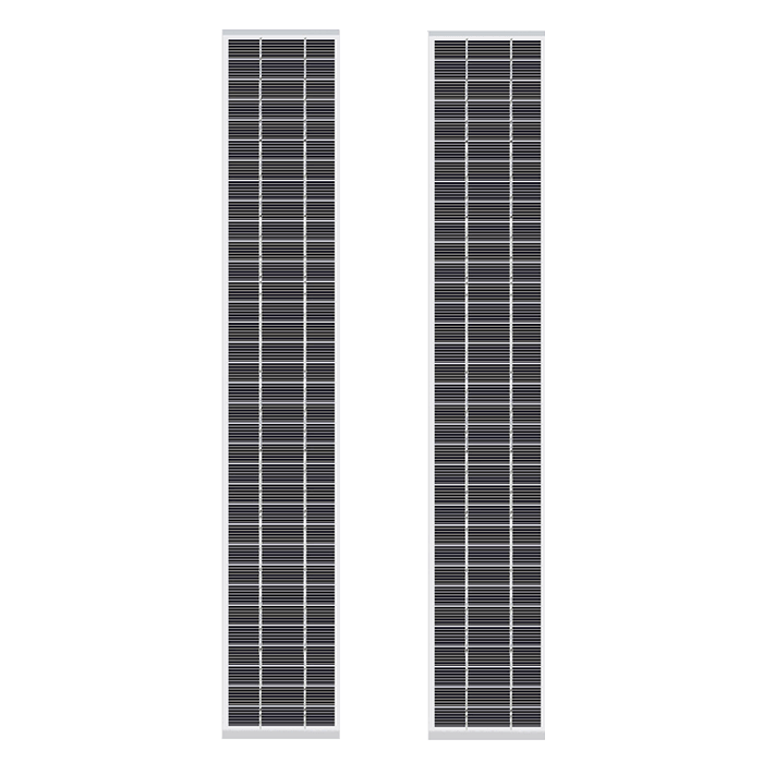 Lang zonnepaneel