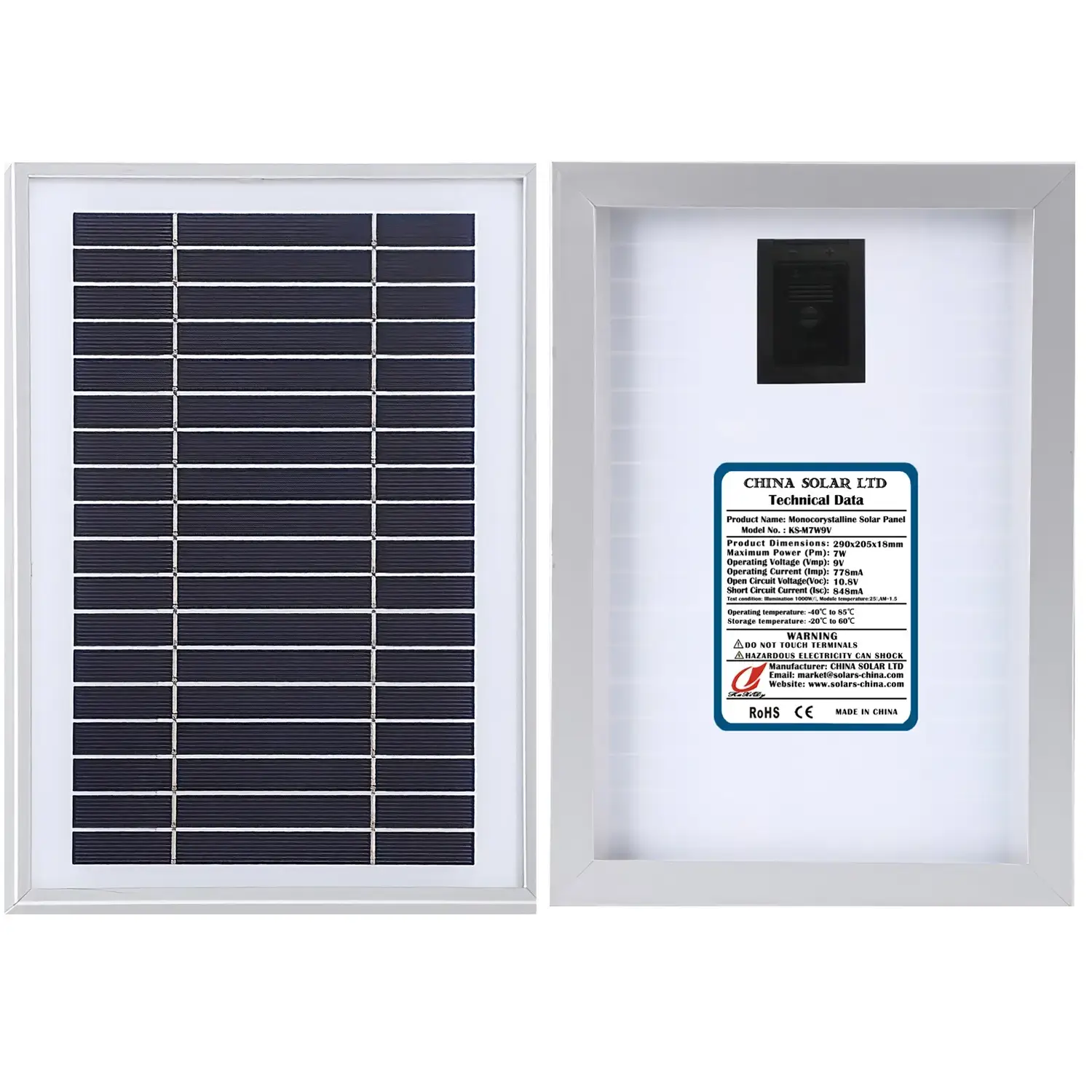 7W Zonnemodule