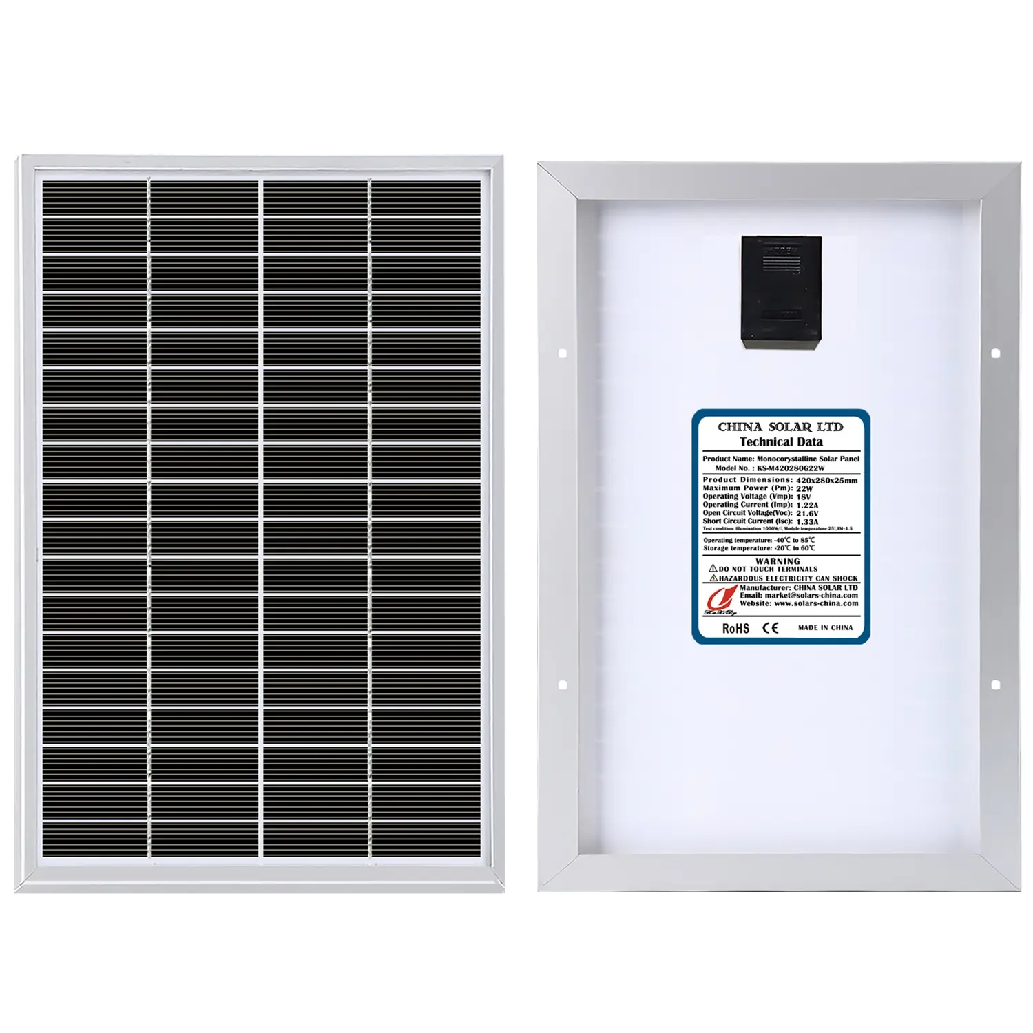 22W Zonnepanelen