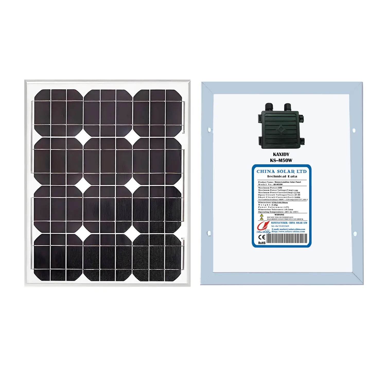 50 Watt Zonnemodule