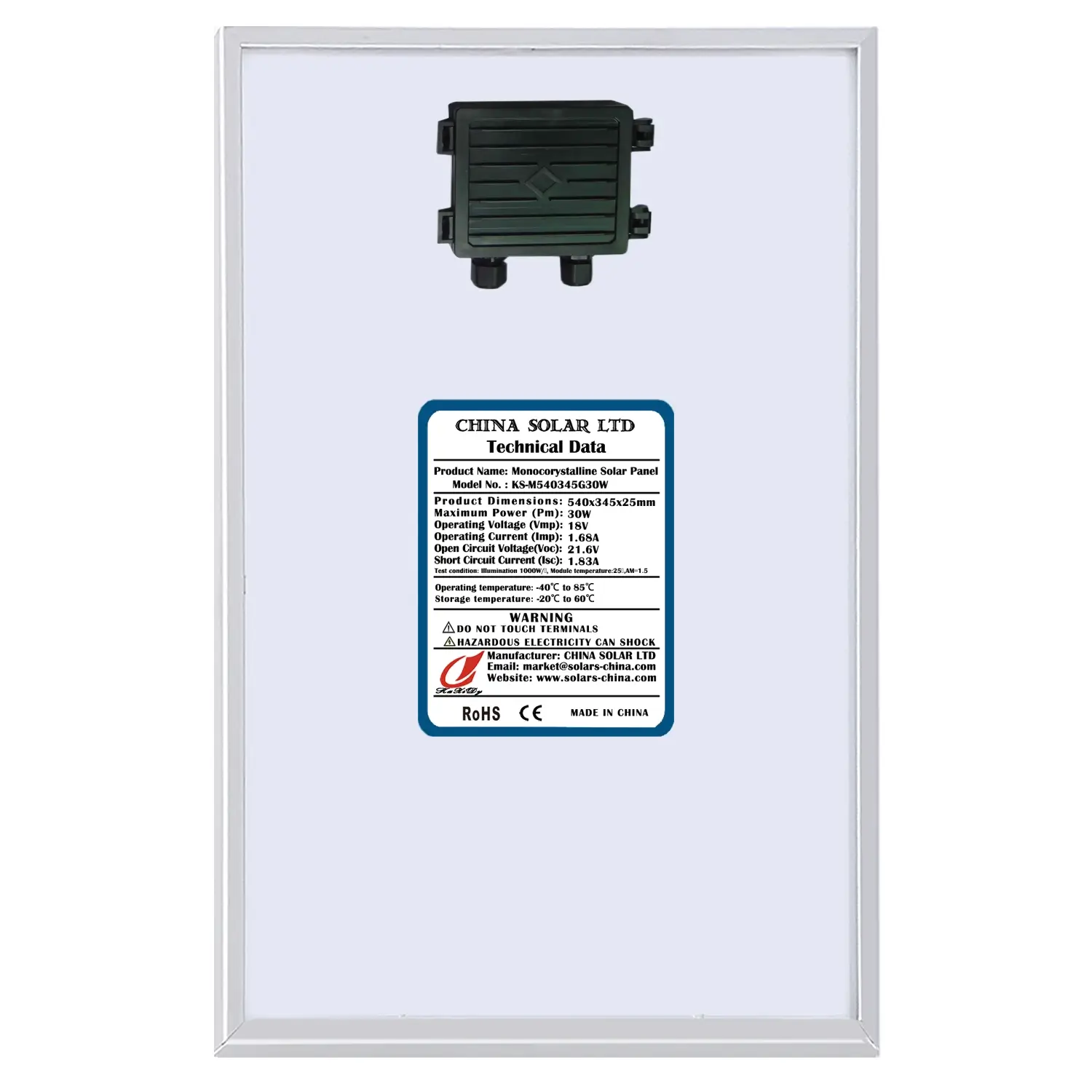 Fotovoltaïsch Zonnemodule 30W