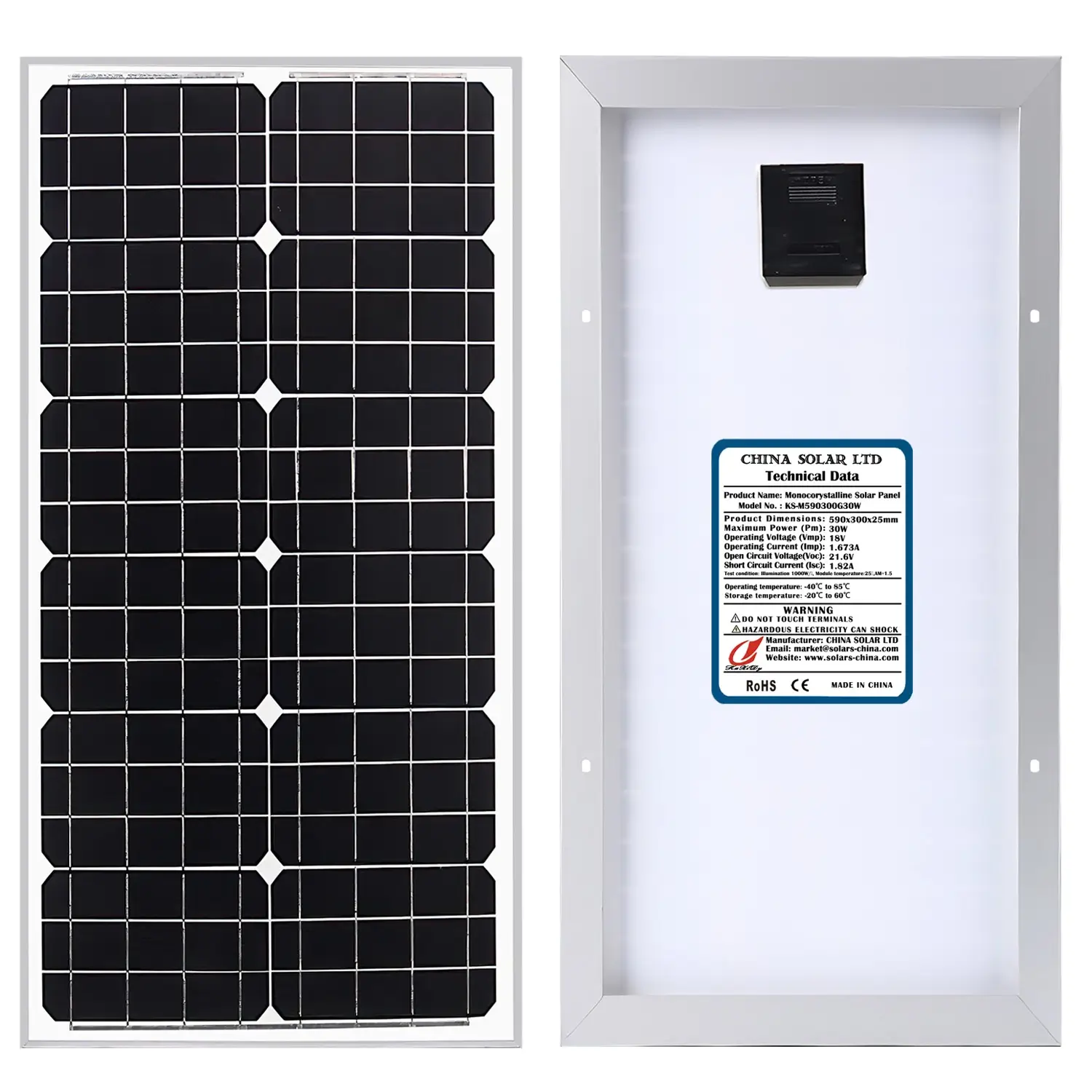 Zonnepanelen 30W