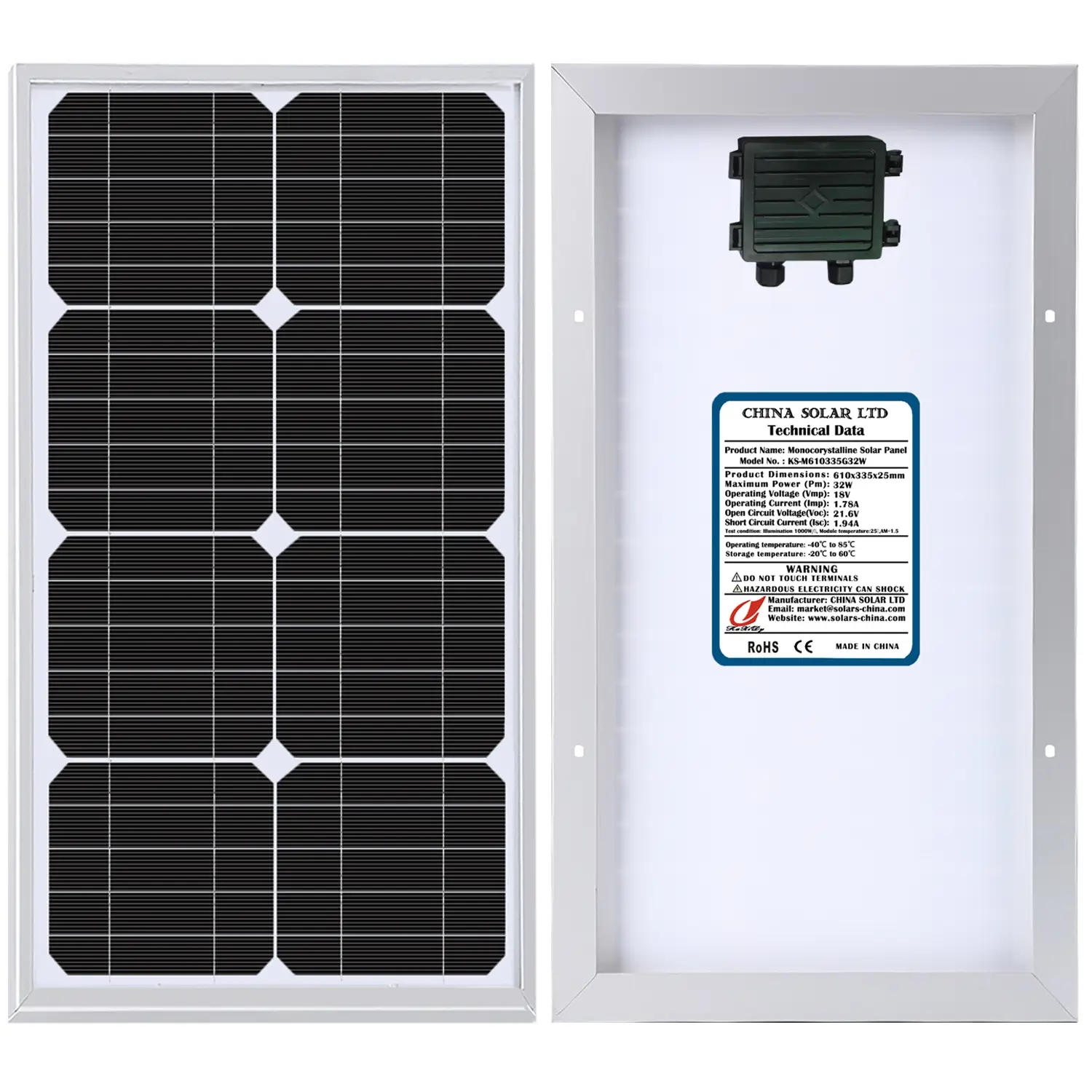 Zonnepanelen 35W