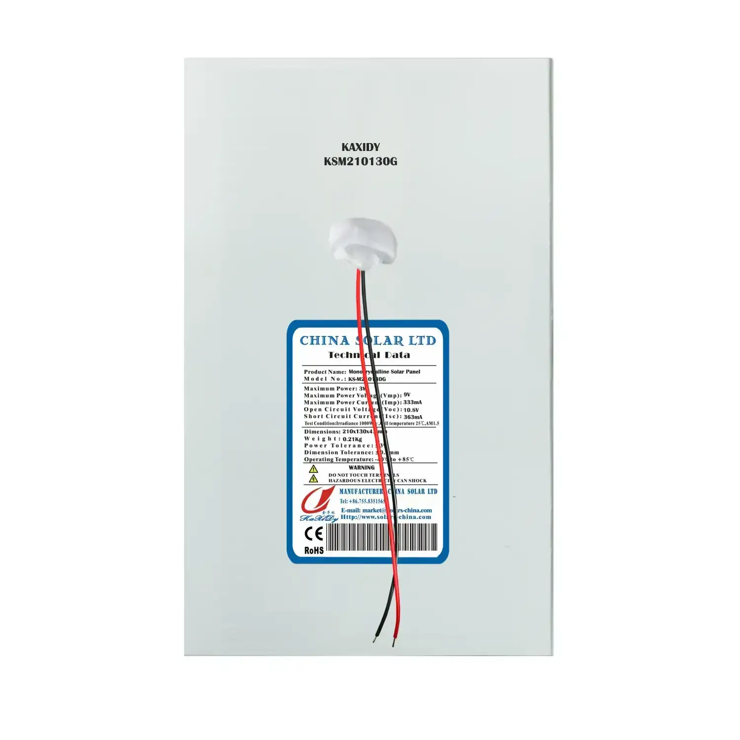 9V Monokristallijne Zonnepanelen