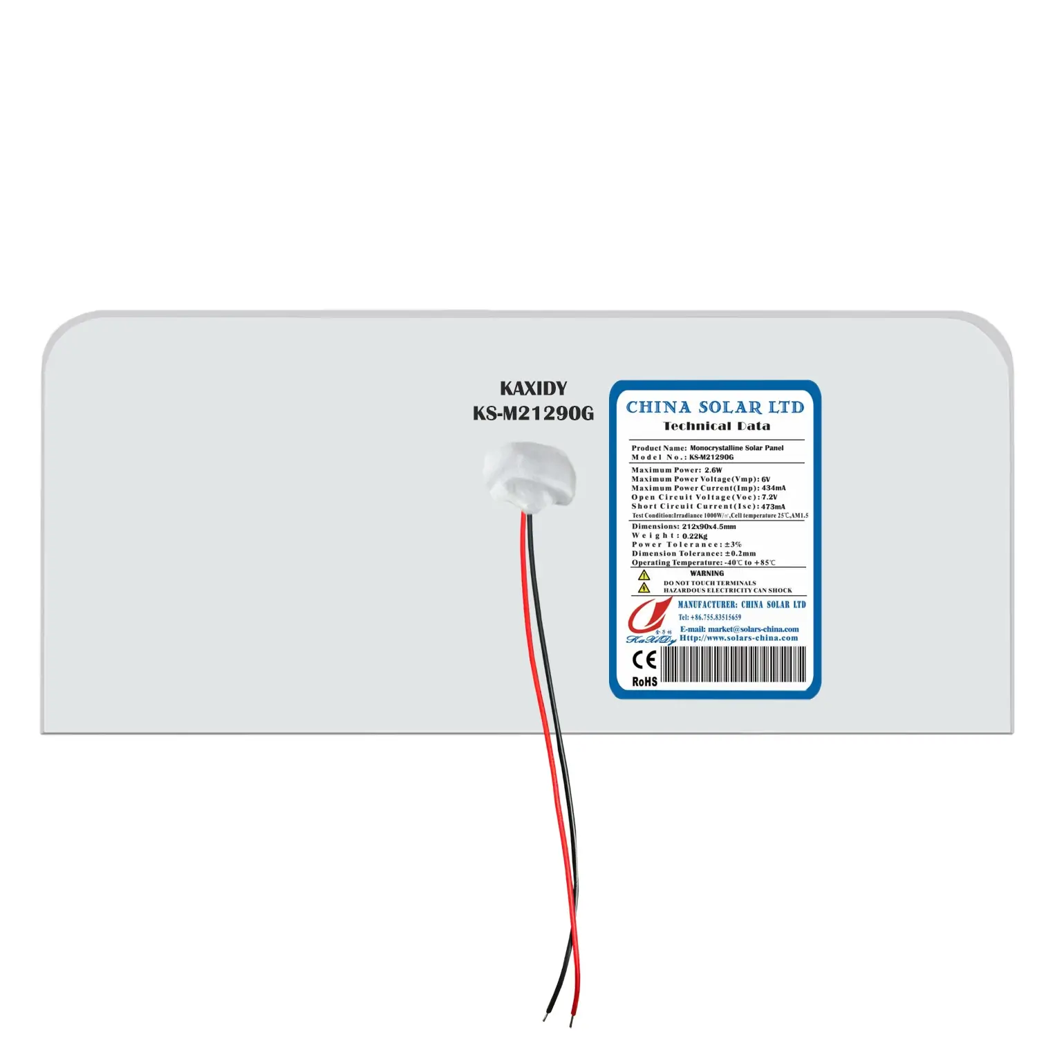 Fotovoltaïsch Zonnepaneel 3W