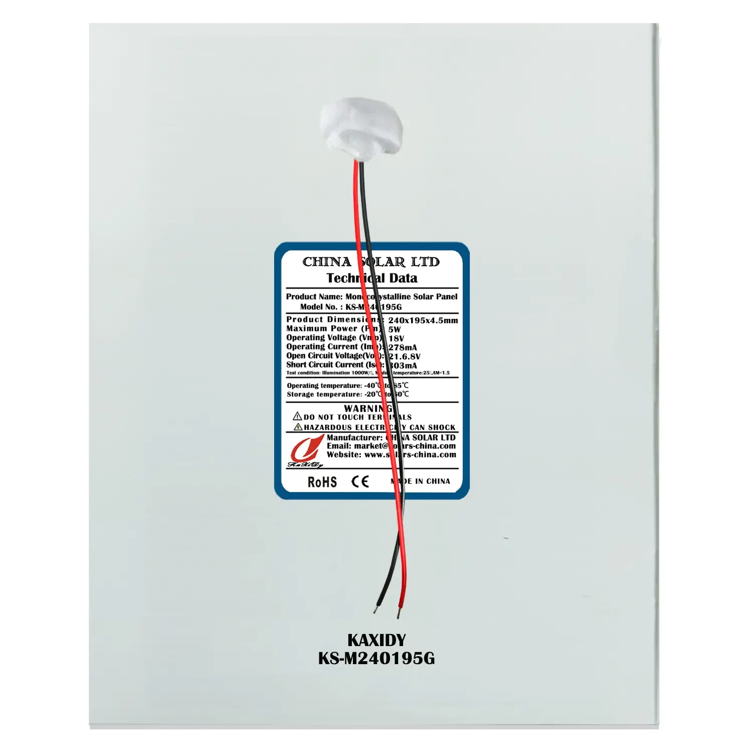 Fotovoltaïsch Zonnepaneel 12V