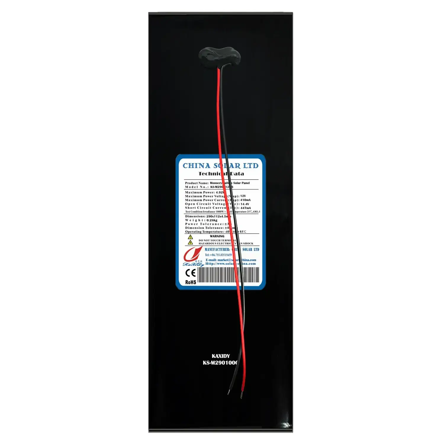 12V Fotovoltaïsch Zonnepaneel