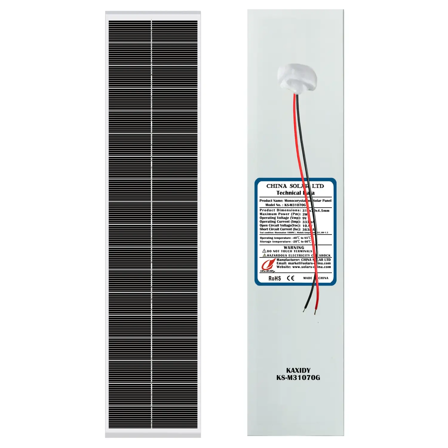 3W Fotovoltaïsch Zonnepaneel