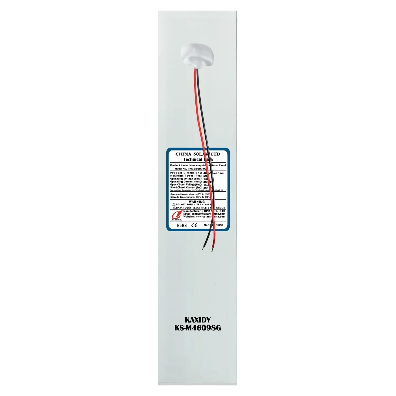 5W Fotovoltaïsch Zonnepaneel