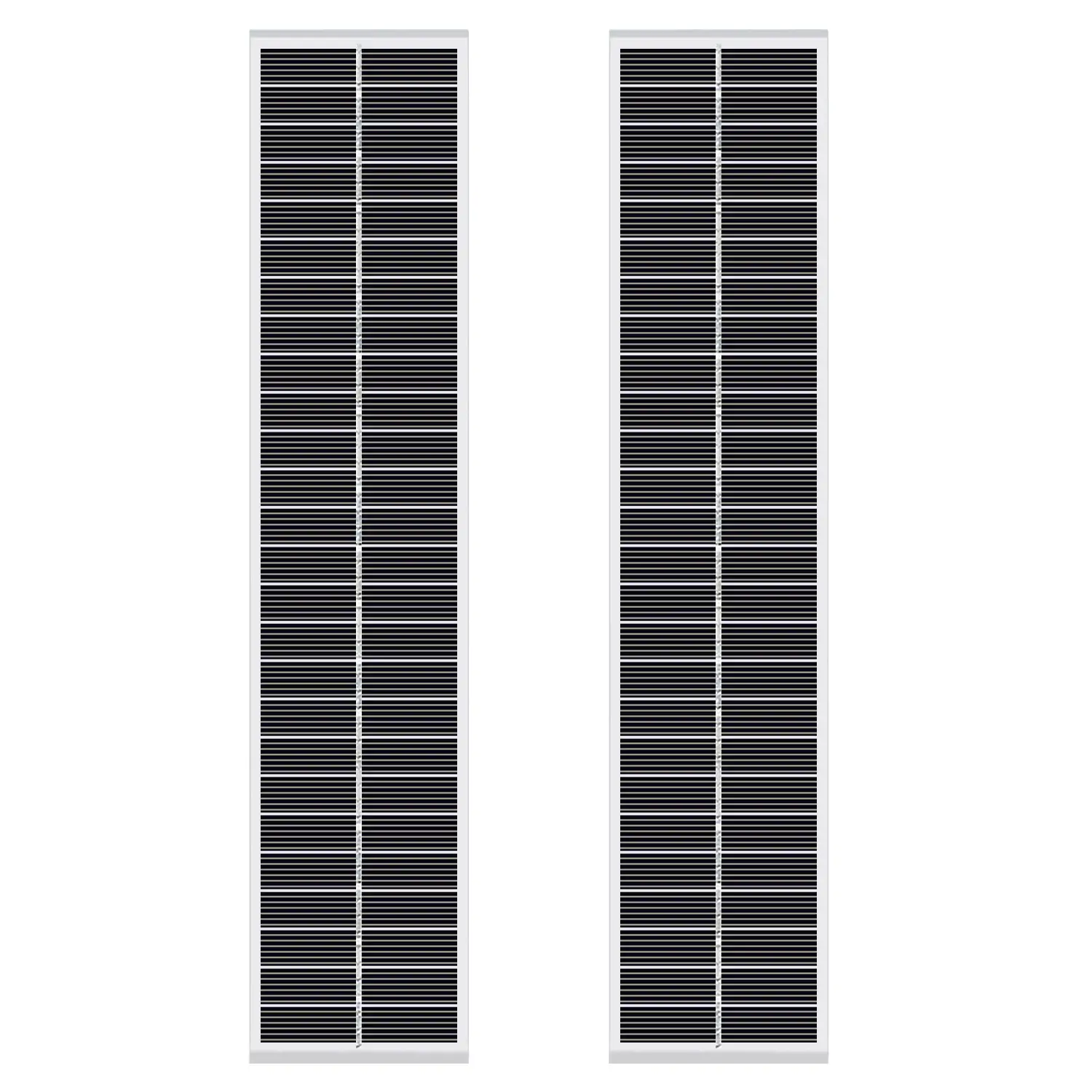 Lange zonnepanelen voor lampen 5W