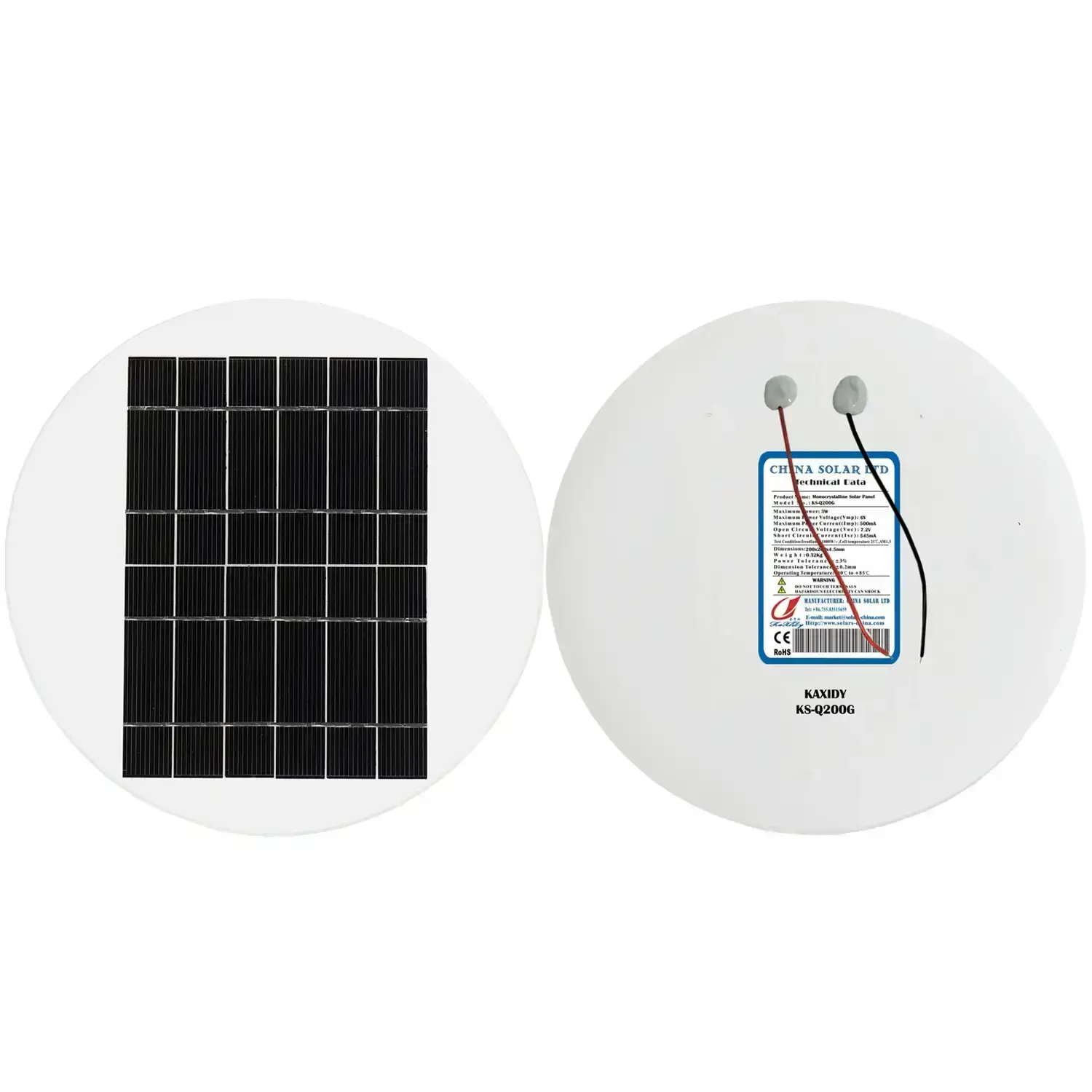 Rond Zonnepaneel 3W