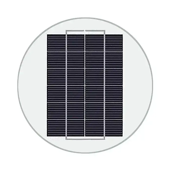 Rond Zonnepaneel 6V