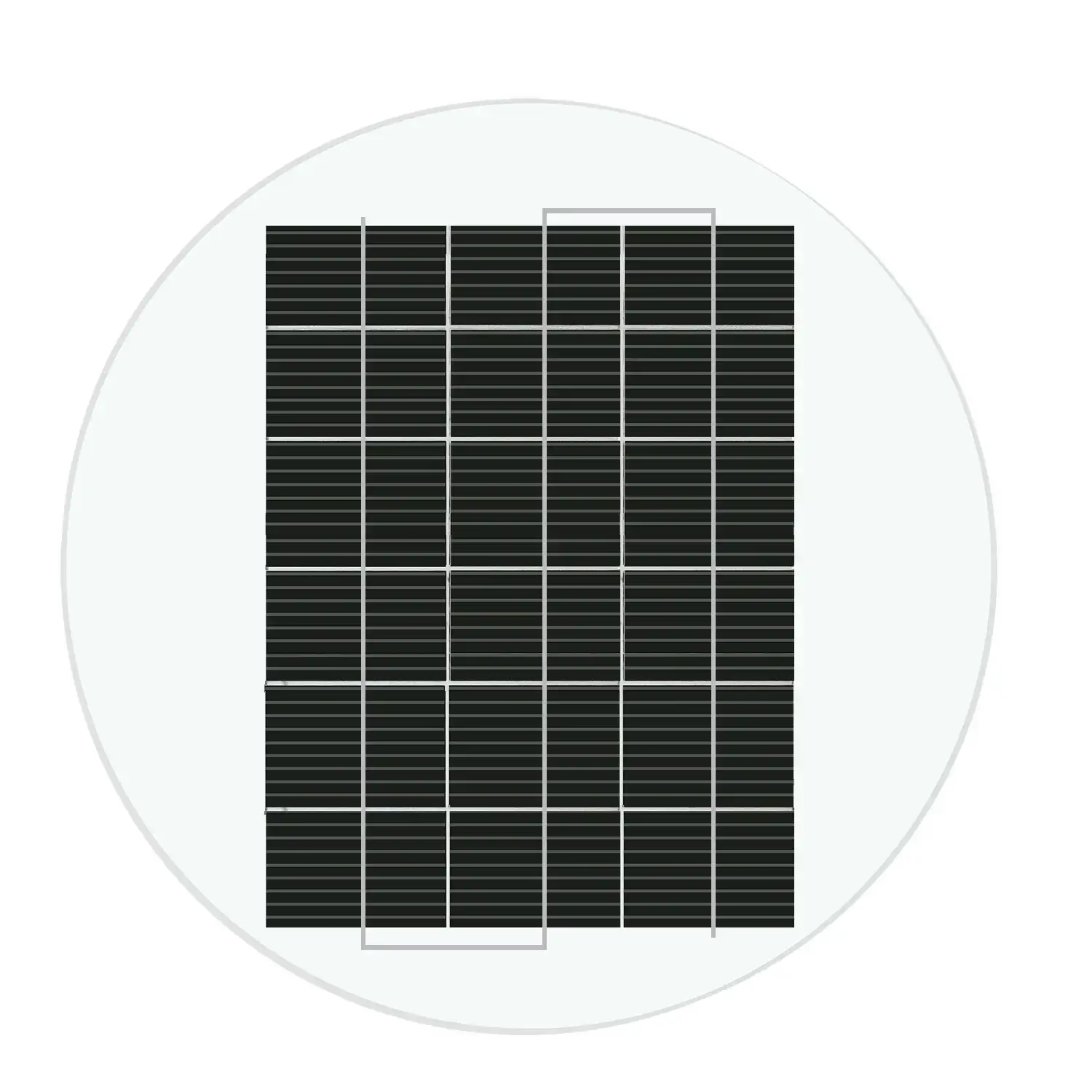 5W rond zonnepaneel